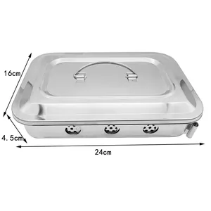 Kit d'instruments chirurgicaux en acier inoxydable 12-26 pièces, manuel, haute qualité, standard pour la dissection et les expériences sur animaux de compagnie - Product Image 6