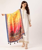 Robe en soie Georgette modeste pour femmes musulmanes avec dupatta, taille plus, ensemble Salwar Kameez pour femmes, tenue de soirée, sans plis