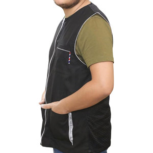 เสื้อกั๊กช่างตัดผมระดับมืออาชีพ ทนทาน สำหรับผู้ชาย ผ้าคุณภาพสูง ราคาถูกจากผู้ผลิตจำนวนมาก - Product Image 3