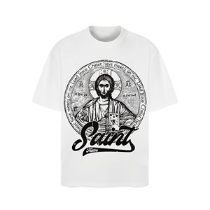 100% algodón cómodo de gran tamaño para hombres Casual para camisas transpirables con patrón diseño en blanco de talla grande camisetas para hombres - Product Image 1