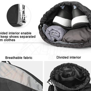 Lightweight Foldable <b>Waterproof</b> <b>Drawstring</b> Gym <b>Bag</b> Adjustable Straps Simple Design Large Capacity Added Safety for Gym Outdoor - Product Image 2