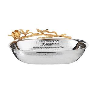 Nouveau bol en métal design moderne bol à salade ou à fruits bol de restauration rapide bol de serveur de nourriture ustensiles de cuisine dîner - Product Image 2