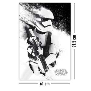 Póster de Lona con Marco Negro de Stormtrooper de Star Wars Episodio 7, Estilo Moderno, para Decoración de Pared - Product Image 3