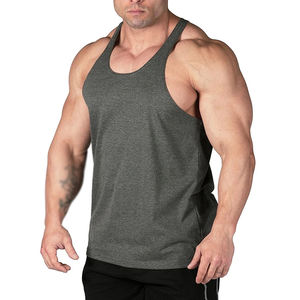 Chaleco de gimnasio de estilo Vintage de verano para hombre, camiseta sin mangas de algodón 100% musculosa, camiseta sin mangas transpirable - Product Image 1