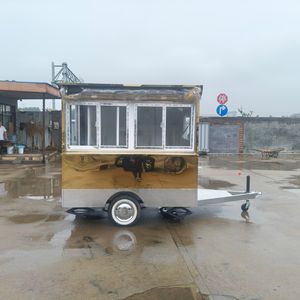 Petite remorque de camion de nourriture en fibre de verre pour hot-dogs et restauration rapide Conception spéciale pour restaurant boulangerie camion de fruits à crème glacée - Product Image 3