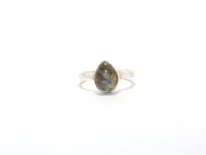 Anillos finos de Plata de Ley 925 al por mayor, anillo de labradorita en forma de lágrima con piedras preciosas de Fuego Azul personalizado de alta calidad, joyería de moda - Product Image 3