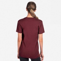 T-shirt unisexe en tissu tri-mélange pour homme Next Level Apparel NL3600, col rond, couleur marron, coupe classique, manches courtes, t-shirt uni unisexe