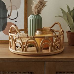 ถาดหวายสำหรับจัดเก็บในบ้านและห้องครัว - Product Image 2