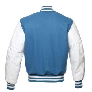 Veste universitaire en cuir de laine de haute qualité pour hommes-élégante, chaude et idéale pour les vêtements décontractés CollegeBaseballjacket pour hommes - Product Image 2
