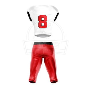 Ensemble d'uniformes de football américain pour adultes, haute qualité, respirant, séchage rapide, 100% polyester, logo personnalisé, grande taille, LAMATEX SPORTS - Product Image 2