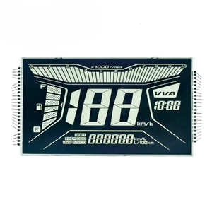 Elektrik LCD ekran negatif motosiklet kilometre saati Panel üreticisi için özel 7 Segment HTN monokrom LCD - Product Image 2