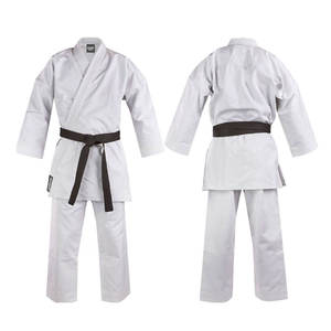 Uniforme de manga completa Jiu Jitsu Karate Práctica cómoda reforzada con posición frontal del logotipo - Product Image 1