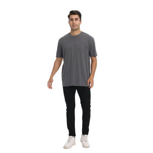 Chemises polo décontractées à manches courtes 100% laine mérinos T-SHIRT EN COTON T-shirts pour hommes - Product Image 1
