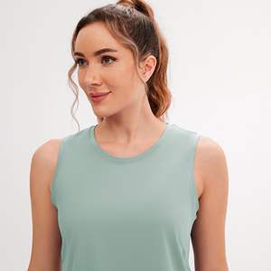 Débardeurs d'entraînement pour femmes pour Cool Dry Sleeveless Loose Fit Yoga Shirts Athletic Breathable Made in Pakistan - Product Image 4