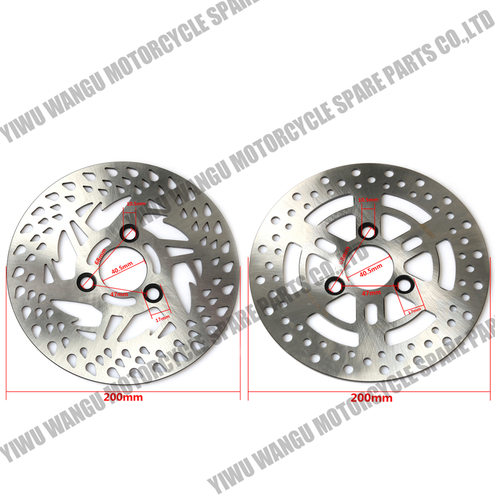 WANGU Motorcycle Brake Disc for YAMAHA ZY BWS RS JOG 100