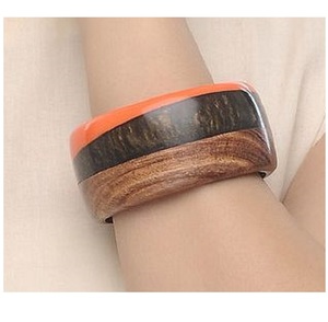 High Quality Design Wooden Resin <b>Bangle</b> for Womens From India Wooden Lucite <b>Bangle</b> <b>Sets</b> Vibrant Resin and Wooden <b>Bangles</b> - Product Image 5