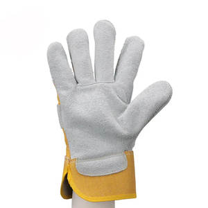 Gants de sécurité anti-impact en cuir DARSA IMPEX pour travaux de construction et de mécanique, couleur/logo/tailles personnalisables, écran tactile, aiguille - Product Image 4