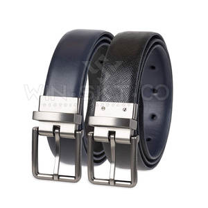 เข็มขัดหนังวัวแท้คุณภาพสูงแบบลำลองสั่งทำพิเศษพร้อมหัวเข็มขัดเหล็ก - เข็มขัดผู้ชายขายดีที่สุด - Product Image 1