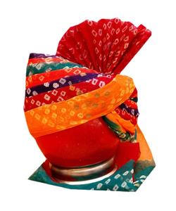 Derniers accessoires pour hommes, design traditionnel indien du Rajasthan, populaire, Pachrangi, Safa pour mariage pour hommes - Product Image 4