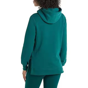 Oversized Women's Winter Cotton Top <b>Hoodie</b> Custom <b>Gym</b> Printed Solid Pattern with Hooded Collar OEM Blank Top Hoodies <b>for</b> Women - Product Image 2