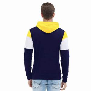 Wholesale Multi Color Hoodies For Men's Winter Wear Contrast Color Full Sleeves Slim Fit Hoodies With OEM Service - Product Image 5