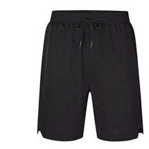 กางเกงขาสั้นออกกำลังกายฤดูร้อนของผู้ชายแบบมีกระเป๋าข้างสีทึบเอวยางยืดระบายอากาศได้ดีแห้งเร็ว - Product Image 4