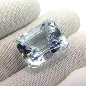 Piedra preciosa facetada cortada Octágono aguamarina azul natural 41.00Cts para la fabricación de joyas - Product Image 5