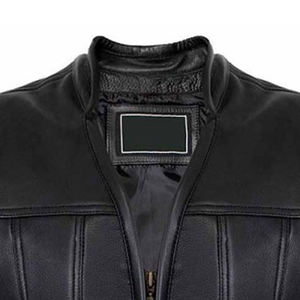 Gilet de moto personnalisé respirant de grande taille/100% Gilet en cuir de vachette de moto en cuir véritable au meilleur design - Product Image 4