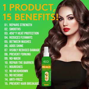 Daily Styling Anti-Frizz <strong>Hair</strong> Finishing <strong>Spray</strong> 100ml Fine <strong>Hair</strong> Revitalizes Natural Curls Strong Hold Herbal Ingredients <strong>Sun</strong> - Product Image 6