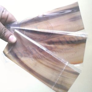 Plaques en corne de buffle noir naturel Écailles en corne polies pour poignées de couteaux et artisanat | Fabriqué en Inde - Product Image 5