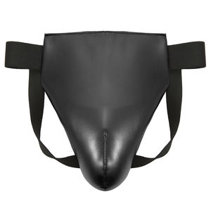 Equipo de protección de ingle de cuero genuino de primera calidad al por mayor para boxeo y artes marciales - Product Image 3