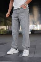 Jean slim droit pour homme, décontracté, extensible, taille mi-haute, en denim adouci, écologique, style streetwear vintage, légèrement délavé