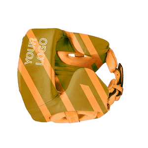 Professional Training Headgear <b>Head</b> Guards for Men's High Quality Leather Made <b>Head</b> Guards for Sale Boxing Customized Logo - Product Image 3