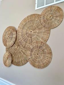 Cesta de Pared Tejida a Precio Económico al por Mayor, Cesta Decorativa de Pared de Mimbre de Hierba Marina Hecha a Mano en Vietnam - Product Image 2