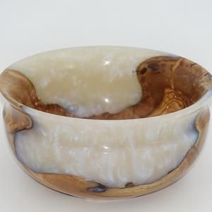 Handmade Resin and <b>Wood</b> <b>Bowl</b> Decorative Serving Salad <b>Fruit</b> Wooden Resin Dish Rustic Kitchenware Handmade Centerpiece <b>Bowl</b> - Product Image 2