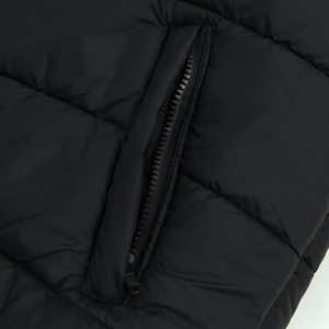 Veste matelassée sans manches en polyester 100% sur mesure en gros OEM, veste d'hiver à fermeture éclair, gilet matelassé pour homme - Product Image 4