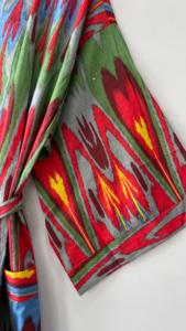 เสื้อคลุมกิโมโนโบฮีเมียนคอตตอน100% พิมพ์ลายดอกไม้ชุดคลุมอาบน้ำสำหรับงานเทศกาลฤดูหนาวสีรุ้ง - Product Image 3