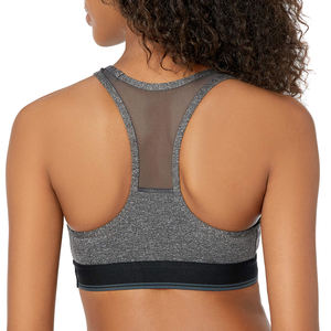 Vente en gros 100% polyester Conception de logo personnalisée Femmes Gym Nouveau design Soutien-gorge de sport à séchage rapide confortable pour femmes - Product Image 2