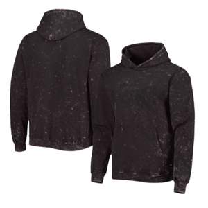 Sweats à capuche pour hommes détresse 100% coton polaire personnalisé graphique imprimé logo surdimensionné pull à épaules tombantes Streetwear - Product Image 5