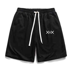 OSTROWEARS ENTERPRISES Venta al por mayor pantalones cortos de gimnasio para hombres 100% algodón malla gruesa Power Lifting sublimación pantalones cortos bordado Logo - Product Image 1