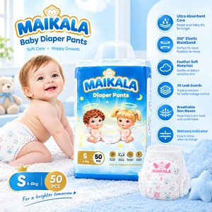 Pañales Desechables MAIKALA para Bebés, Cuidado Suave para Piel Sensible, Pañales al por Mayor, OEM, ODM - Product Image 2