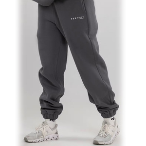 Meilleures ventes Unisexe 100% Coton Polaire French Terry Joggers Pantalon de survêtement à jambes larges Pantalon décontracté avec logo personnalisé - Product Image 6