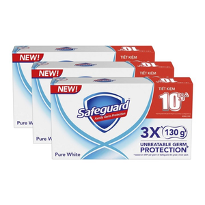 สบู่ก้อนเซฟการ์ด สีขาวบริสุทธิ์ คุณภาพสูง เป็นมิตรกับสิ่งแวดล้อม น้ำหนัก 125 กรัม (แพ็ค 3 ก้อน) สำหรับใช้ในห้องน้ำ ซักผ้า  มีจำหน่ายราคาส่ง - Product Image 5