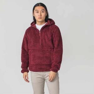 Sweat à capuche en polaire sherpa de qualité supérieure, confortable et douillet, idéal pour les vêtements décontractés et les froides journées, sweat à capuche en polaire sherpa - Product Image 1