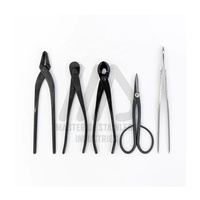 Las mejores herramientas de jardín de bonsái de acero inoxidable japonés, perilla de corte cóncavo, tijera en línea, el mejor equipo resistente