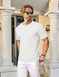 T-shirt décontracté pour hommes à manches courtes adapté aux événements promotionnels utilisation d'entreprise et personnalisation du logo - Product Image 2