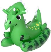 Balade gonflable de dragon sur la piscine gonflable de flotteur