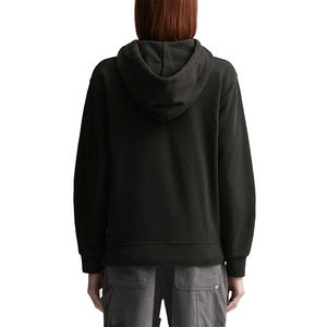 Sweat-shirts à capuche pour femmes 100% coton, sweats à capuche amples et douillets en polaire avec manches longues, logo sur le devant, manteau d'hiver avec poche - Product Image 3