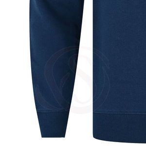 High Quality Men's Crew Neck <b>Fleece</b> <b>Sweatshirt</b>-Polyester/Cotton Blend <b>Lined</b> Breathable Quick Dry Solid Winter Streetwear Custom - Product Image 5