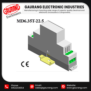 Boîtiers modulaires sur rail DIN MD6.35T-22.5 boîtier de commande en plastique ABS IP66/IP54 niveau de protection au prix d'usine - Product Image 2